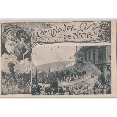 Carnaval de Nice 1912 - Char de la Musique 